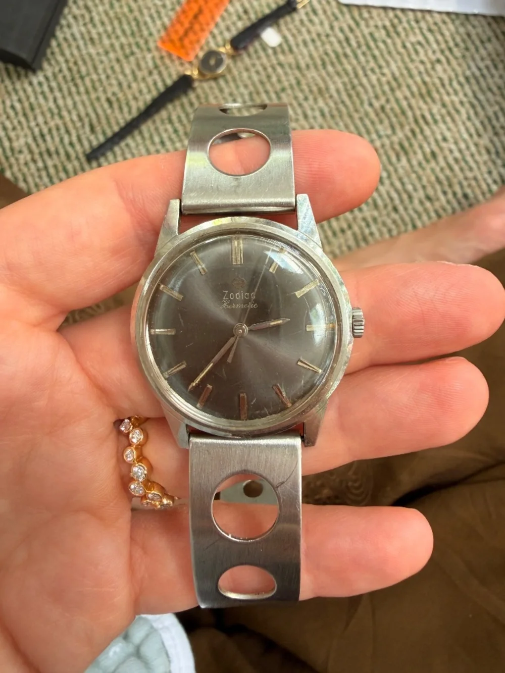 Zodiac Hermetic Dress Watch